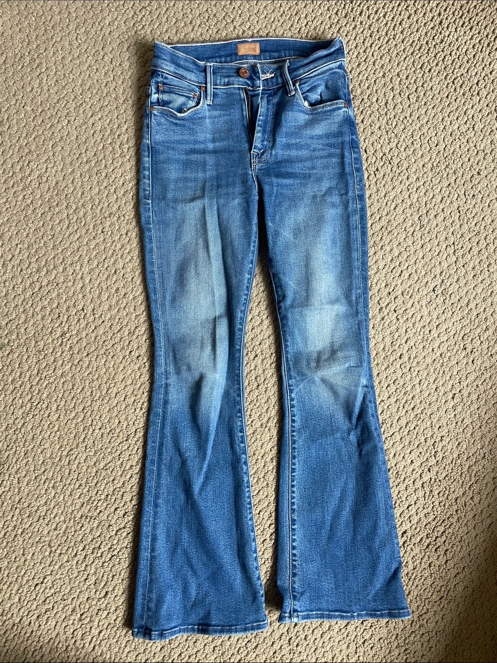 MOTHER Blue Flare Jeans - Lil’ MOTHER Weekender